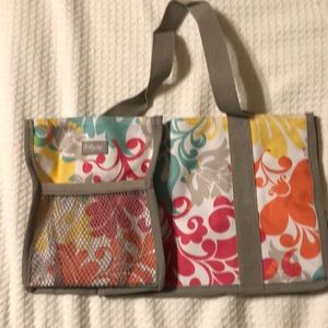 Thirty one multi colored tote